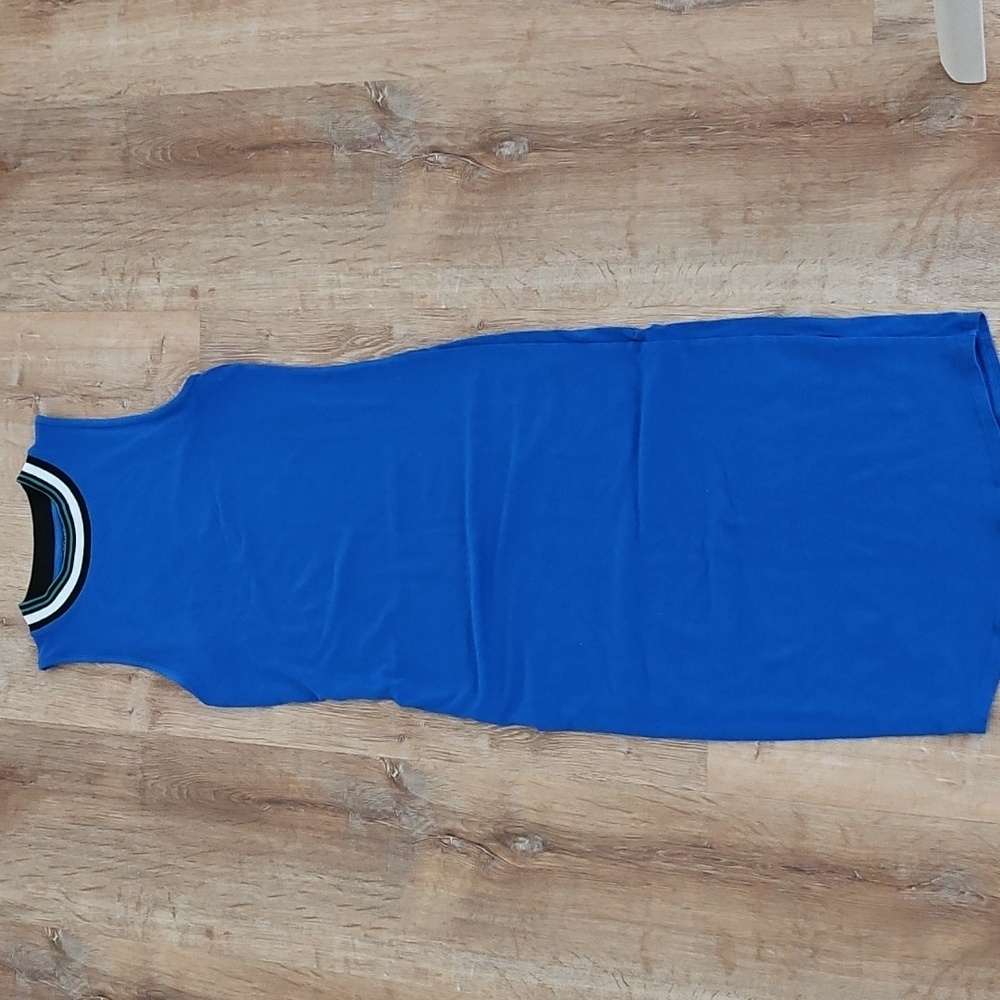 Top Shop dress, Blue, Size 8, form fitting
